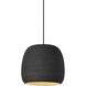 Sean Lavin Karam 1 Light 11.7 inch Black/Black Pendant Ceiling Light in Incandescent