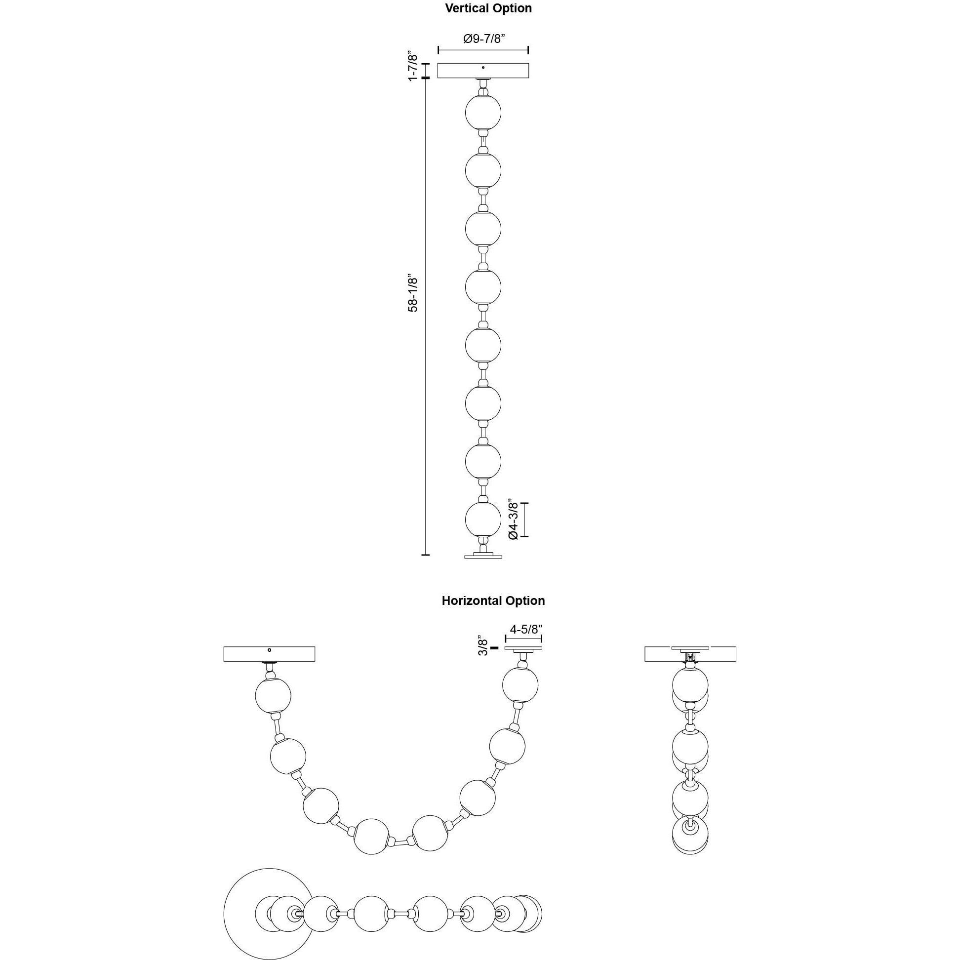 Marni Pendant Ceiling Light in Natural Brass