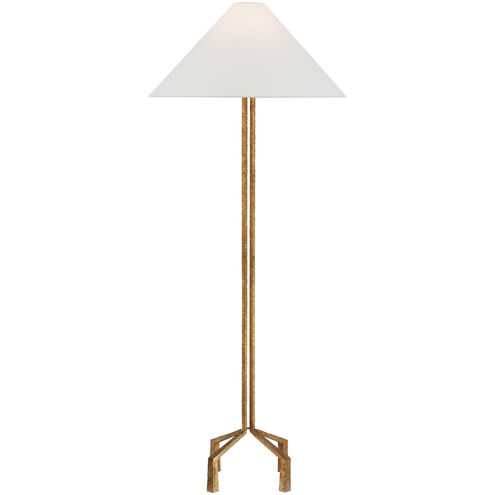 Marie Flanigan Clifford 62.25 inch 15.00 watt Gilded Iron Forged Floor Lamp Portable Light, Large