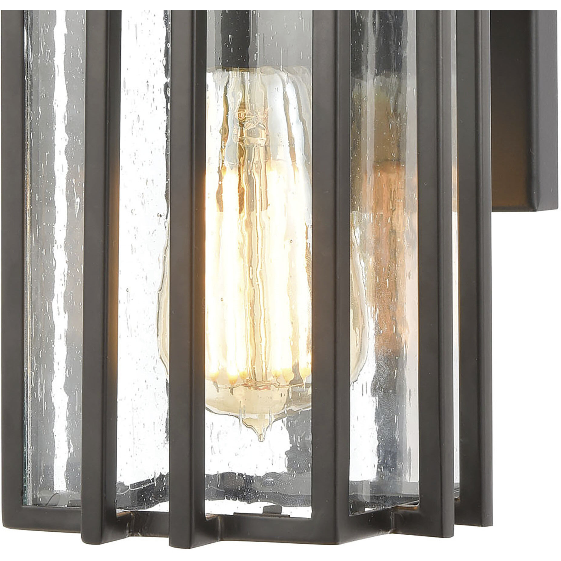 Radnor 1 Light 10 inch Matte Black Outdoor Wall Sconce