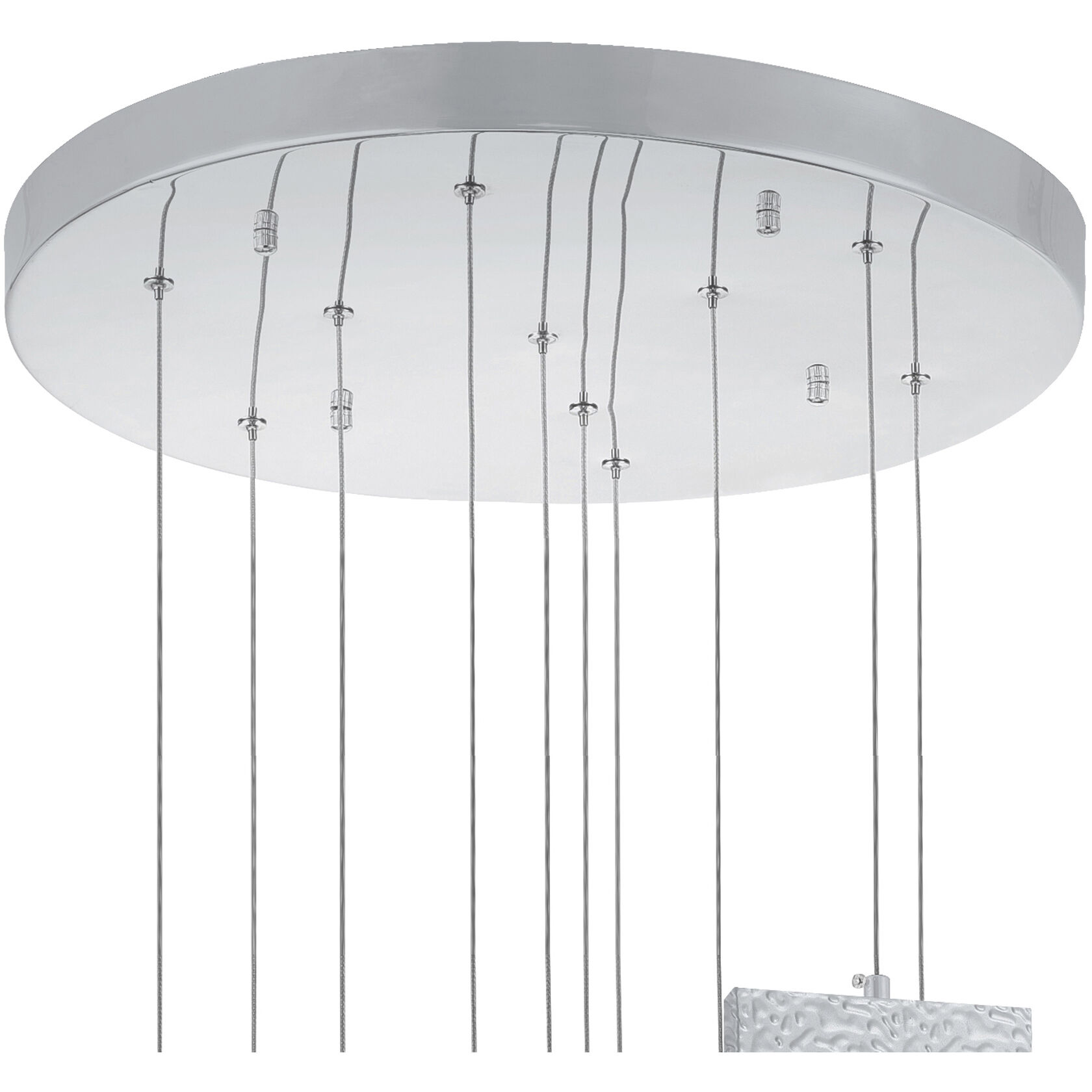 Carolina LED 20 inch Pewter Down Chandelier Ceiling Light