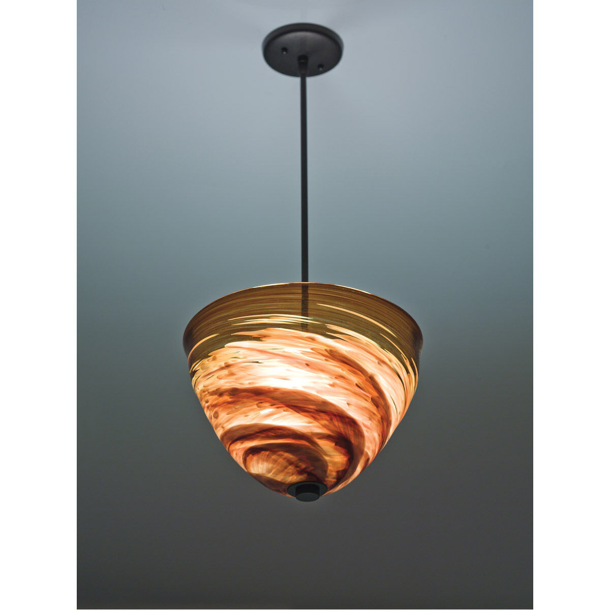 WPT Design ROSE AGUA DKAM SV 29 Agua Viva 3 Light 17 inch Silver Pendant Ceiling Light in 29 Agua Dark Amber Rose