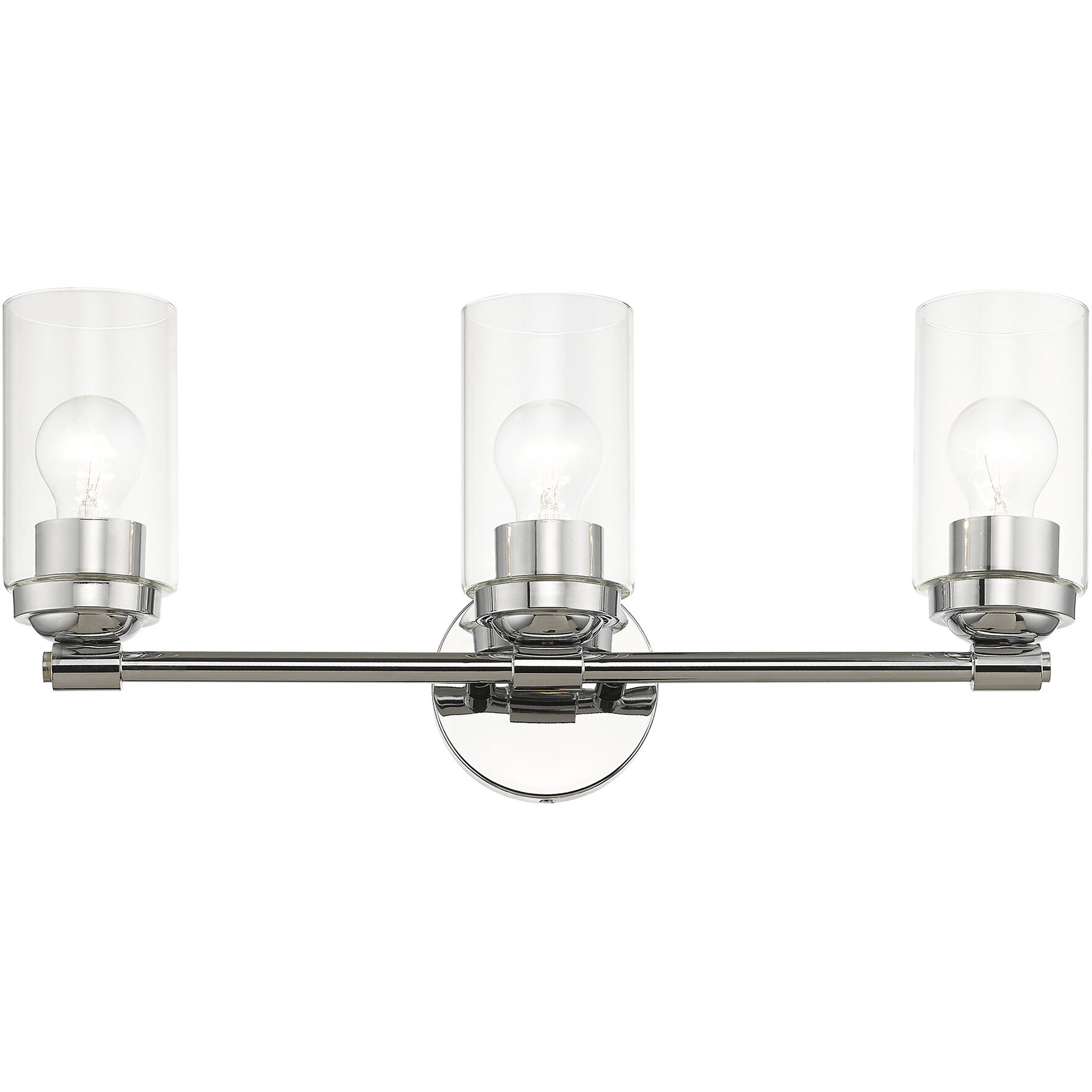 Whittier 3 Light 22 inch Polished Chrome Vanity Sconce Wall Light