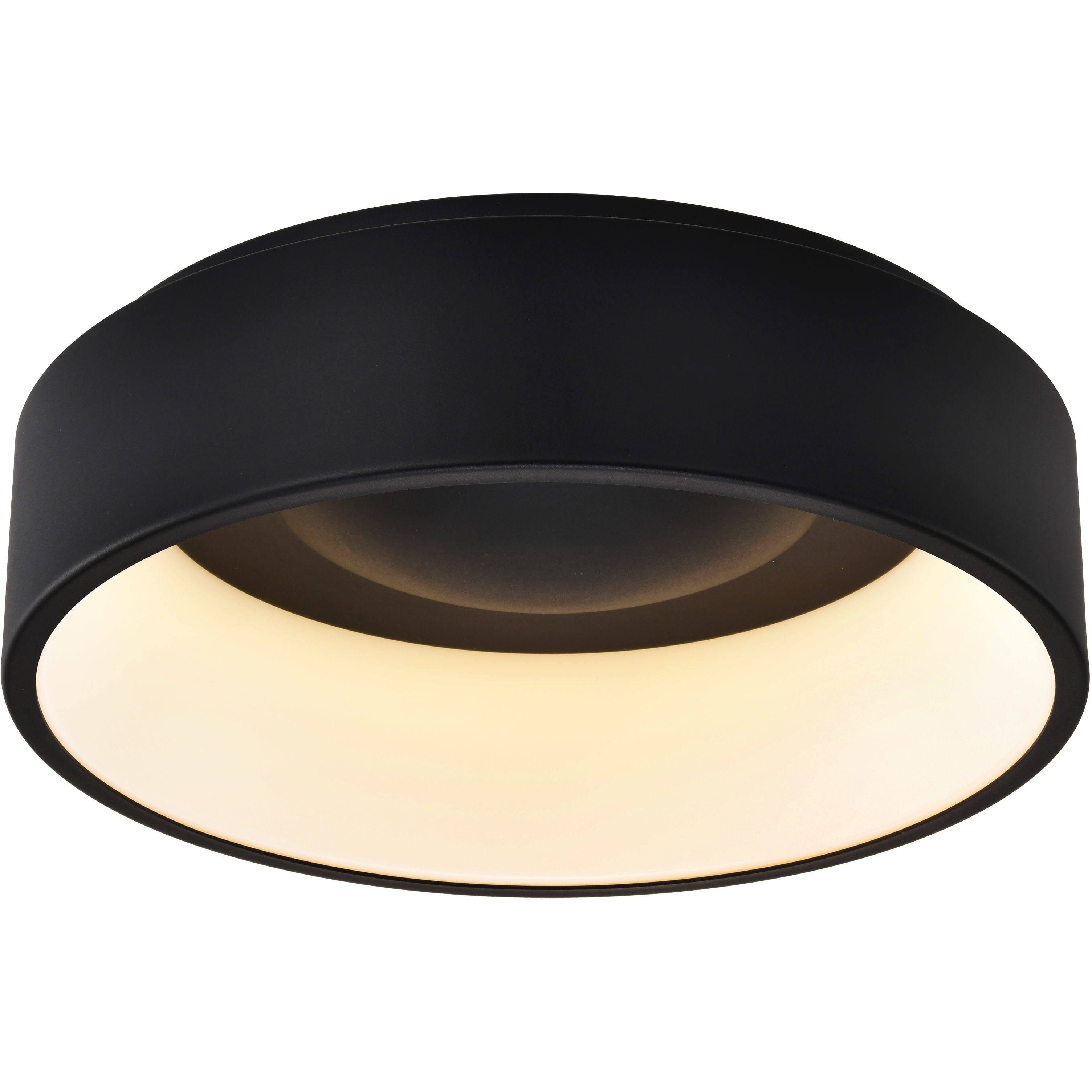 Orbit LED 17.75 inch Black Flush Mount Ceiling Light