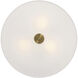 Mid Town LED 18 inch Brushed Steel Flush Mount Ceiling Light