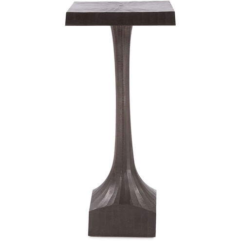 Chiseled 20 X 9 inch Graphite Martini Table