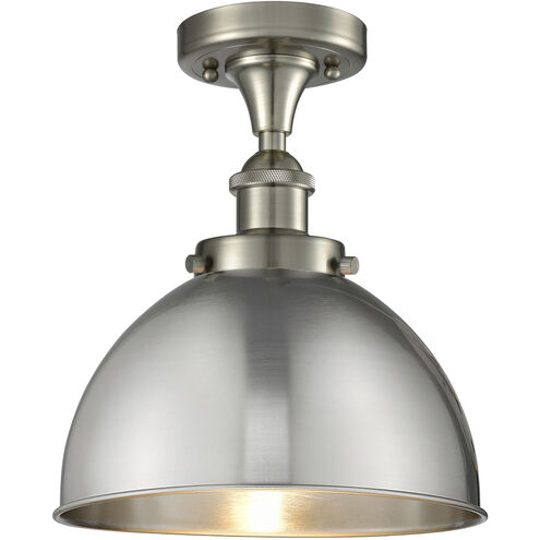Ballston Urban LED 10 inch Brushed Satin Nickel Semi-Flush Mount Ceiling Light
