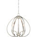Tilbury 3 Light 17 inch Polished Nickel Pendant Ceiling Light