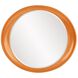 Ellipse 39 X 35 inch Glossy Orange Wall Mirror
