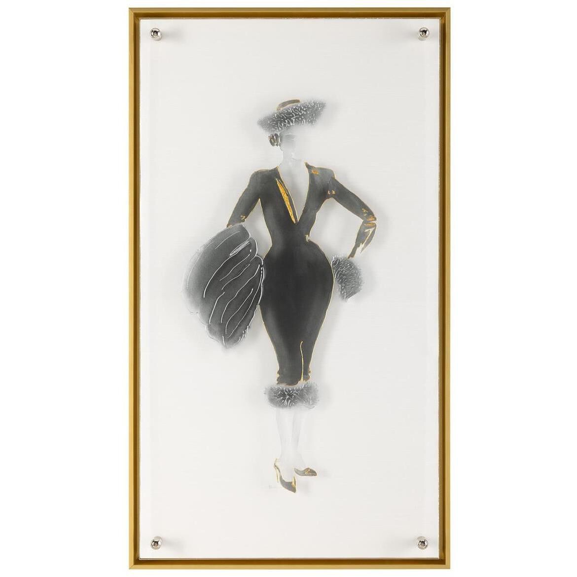 Deborah Pearce's Couture Noir 37.62 X 21.62 inch Giclee in V