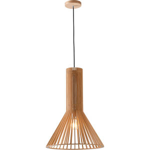 Canada 1 Light 16 inch Wood Single Pendant Lighting Ceiling Light