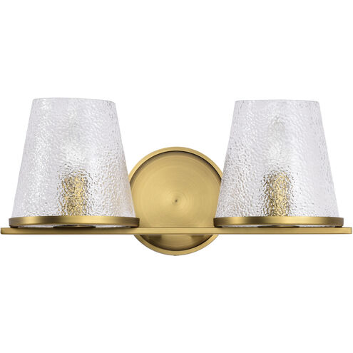 Valentine 16 inch Vintage Brass Vanity Wall Light