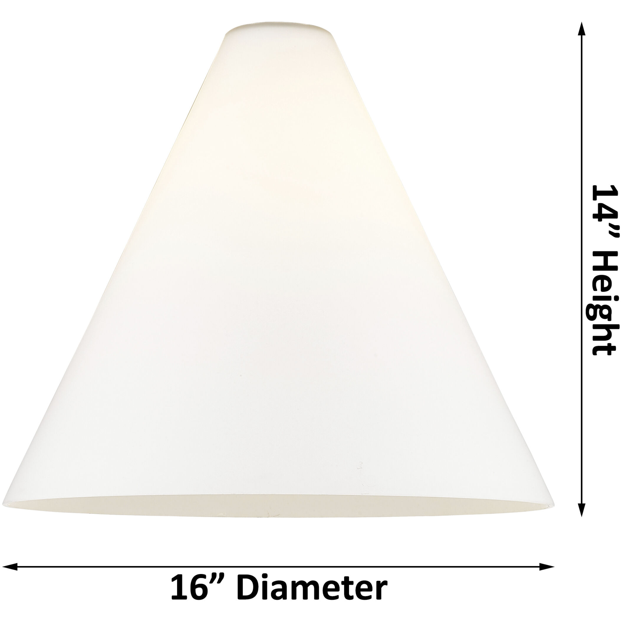 Ballston Cone 1 Light 16 inch Polished Chrome Pendant Ceiling Light in Matte White Glass