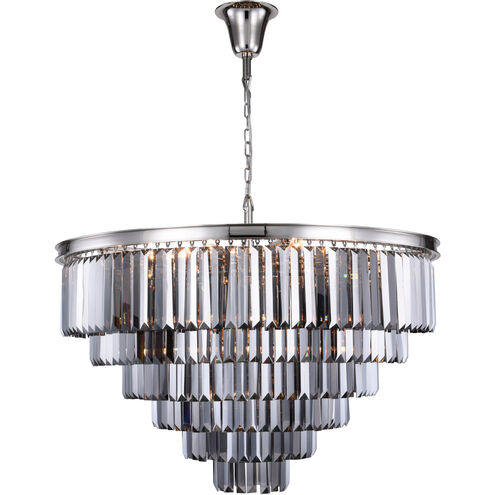 Sydney 33 Light 44 inch Polished Nickel Chandelier Ceiling Light, Urban Classic