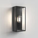 Messina 1 Light 13.78 inch Textured Black Exterior Wall Light