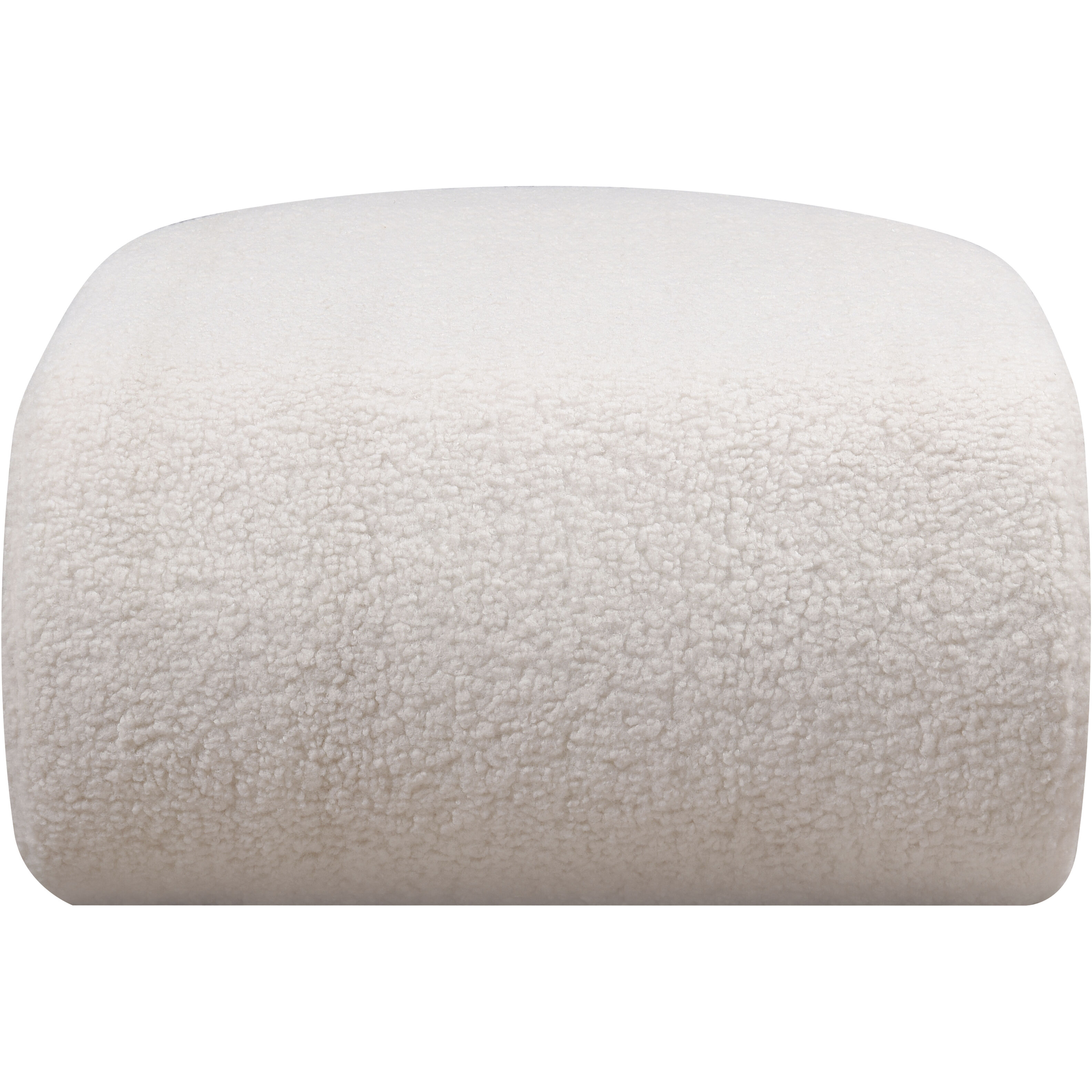Keeler 13.5 inch White Pouf