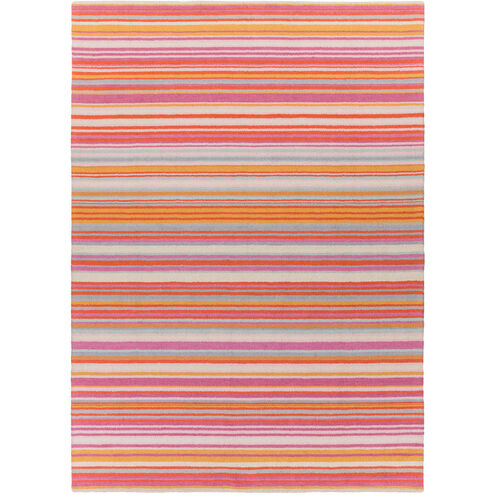 Mystique 156 X 108 inch Bright Pink, Burnt Orange, Khaki Rug
