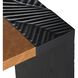 Drift 72 inch Mottled Brown and Black and Antique Bronze Console