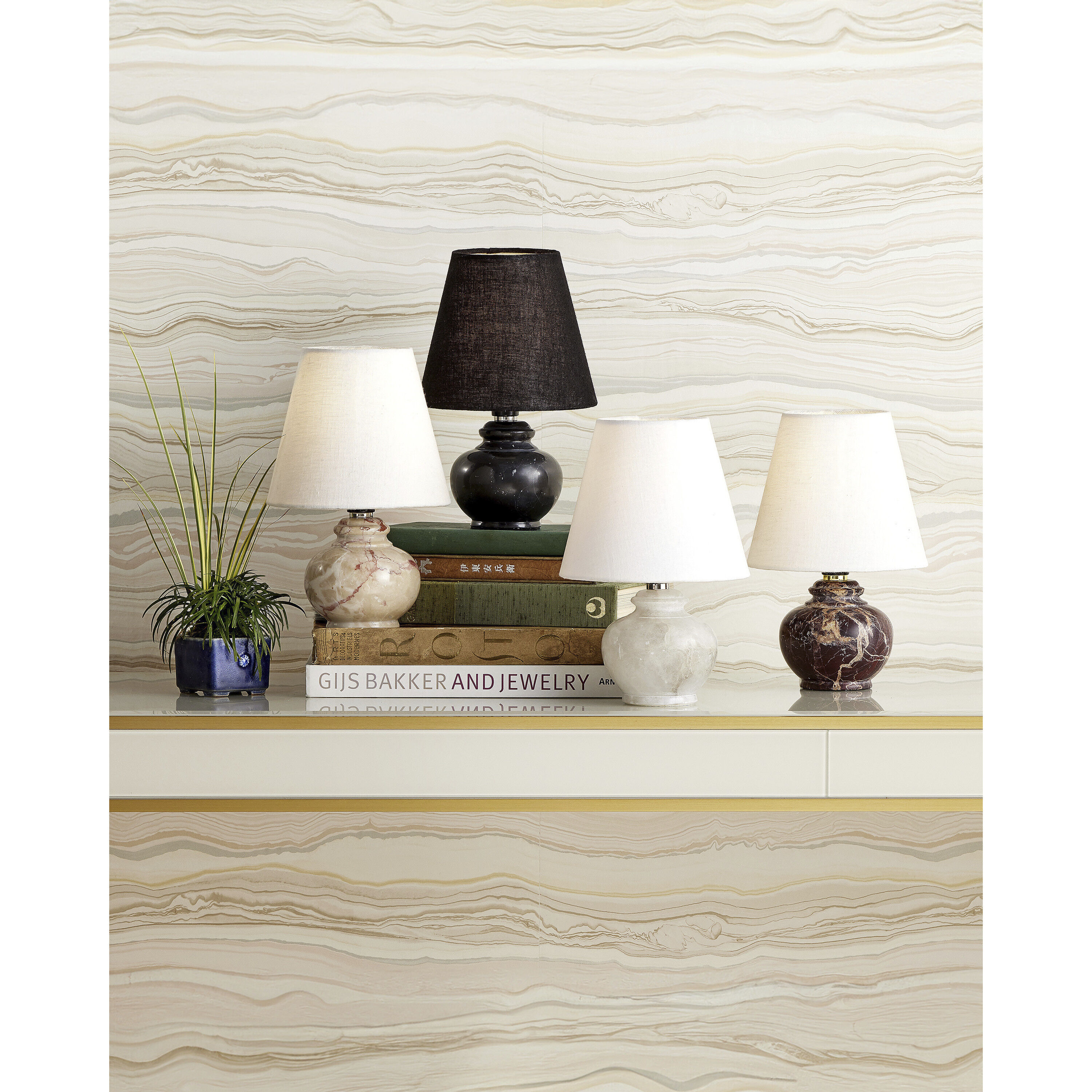 Piccolo 9 inch Oxblood Mini Table Lamp Portable Light