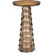 Gridiron 13 inch Antique Brass Drinks Table