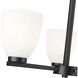 Naya 3 Light 19.25 inch Matte Black Chandelier Ceiling Light