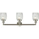 Franklin Restoration Colton 3 Light 32 inch Brushed Satin Nickel Bath Vanity Light Wall Light, Franklin Restoration