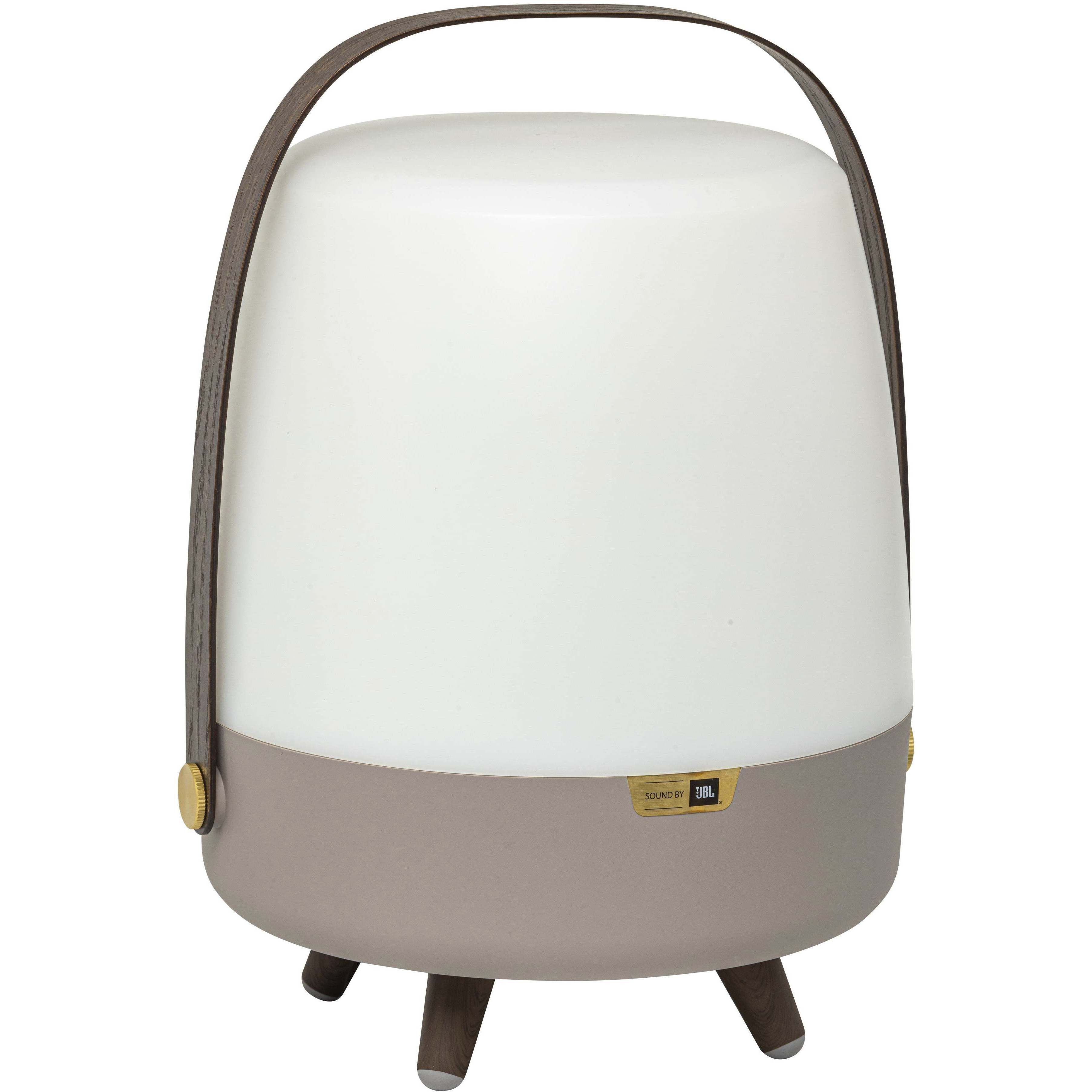 Lite Up Play 15.75 X 11.4 inch Earth Light Brown Taupe Portable Speaker Lamp in Earth Light Brown/Taupe, Kooduu