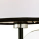 Bellevue 1 Light 6 inch Polished Nickel and Black Wall Sconce Wall Light