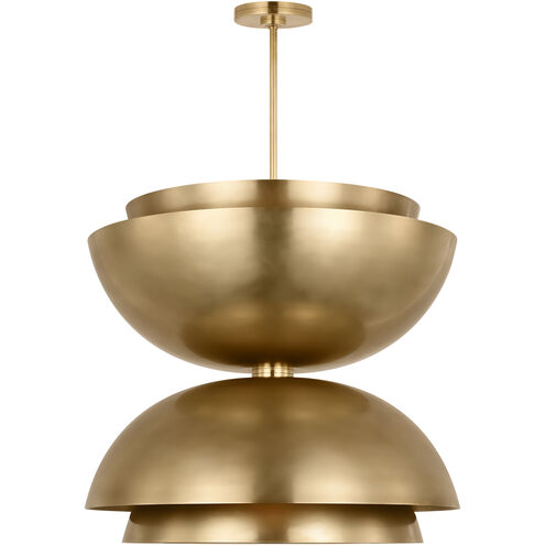 Sean Lavin Shanti 2 Light 31.5 inch Natural Brass Pendant Ceiling Light