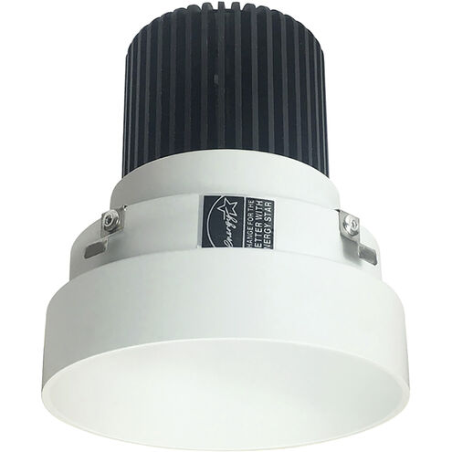 Iolite Matte Powder White Recessed Light in 2700K, 1000, Round Trimless Reflector