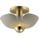 Poppy 1 Light 11.75 inch Flush Mount