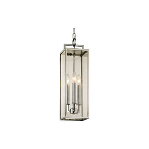 John 3 Light 6 inch Polished Stainless Outdoor Pendant