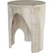 Berlof 22.5 X 18 inch White Wash End Table