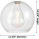 Downtown Urban Astor 1 Light 12 inch Polished Nickel Mini Pendant Ceiling Light