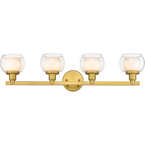 Cairo LED 30.75 inch Satin Gold Bath Vanity Light Wall Light