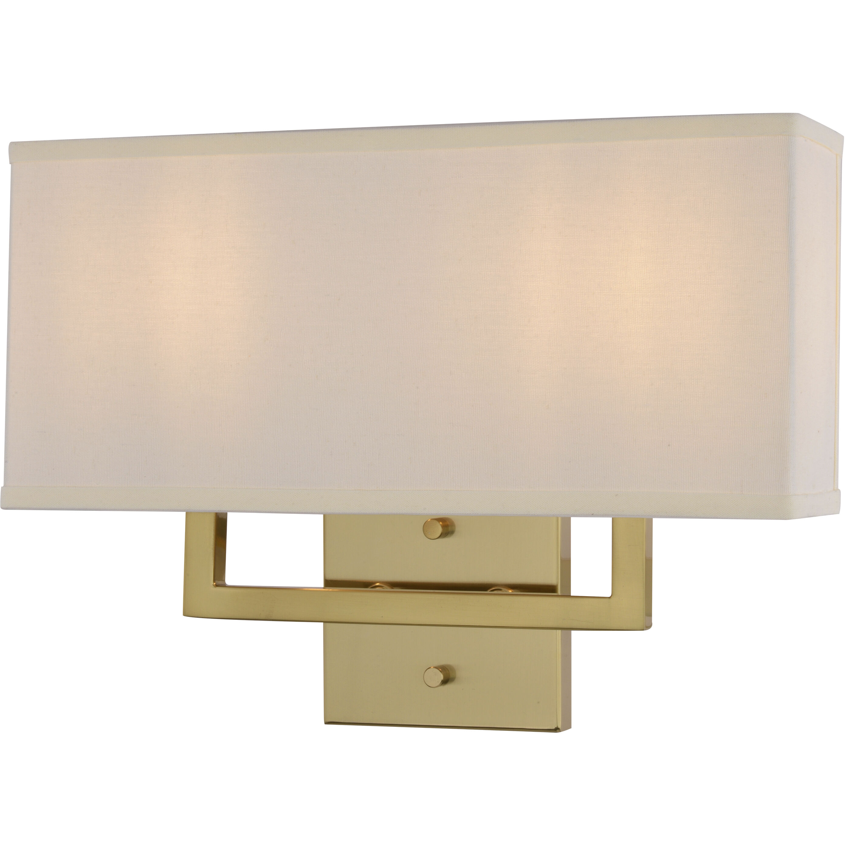 Glenview 2 Light 15 inch Satin Brass ADA Wall Light