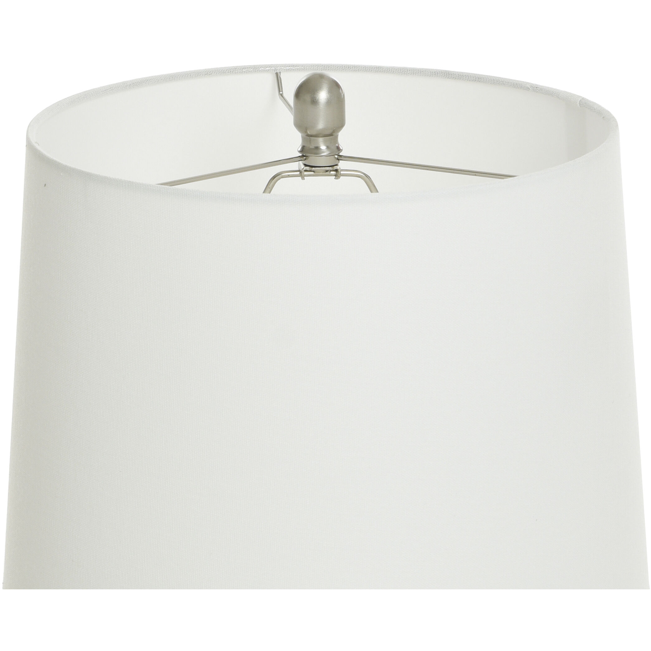 Alba 30 inch 100.00 watt Cream and Nickel Table Lamp Portable Light