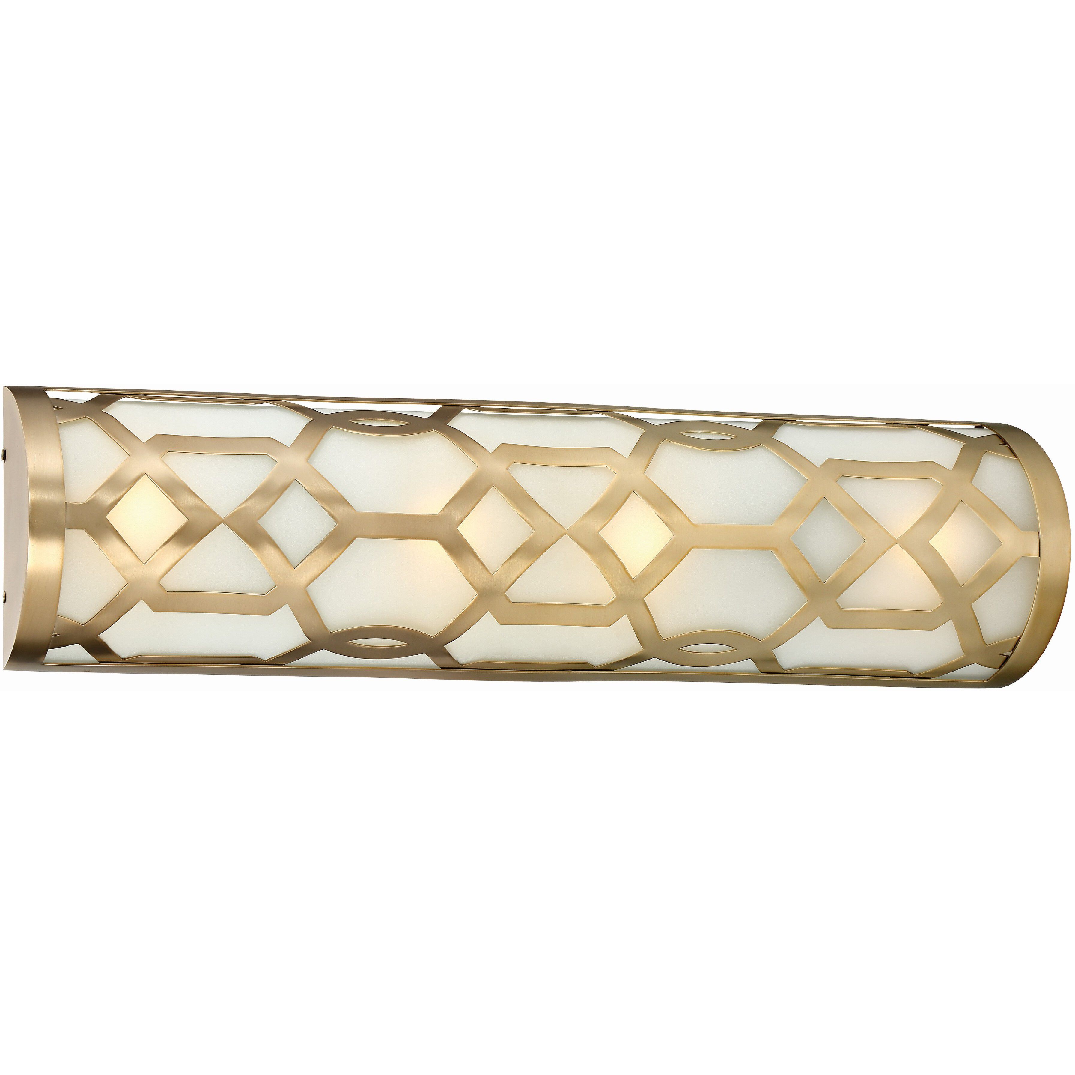 Crystorama 2264 AG LED Jennings LED 24 inch Aged Brass Bathroom