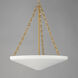 Artemis 6 Light 23.5 inch Natural Aged Brass Entry Foyer Pendant Ceiling Light