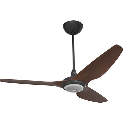 Haiku 60 inch Black with Cocoa Wood Grain Blades Outdoor Ceiling Fan