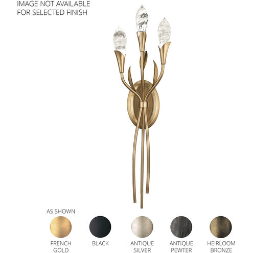 Secret Garden LED 4 inch Heirloom Bronze Wall Sconce Wall Light, Schonbek Signature