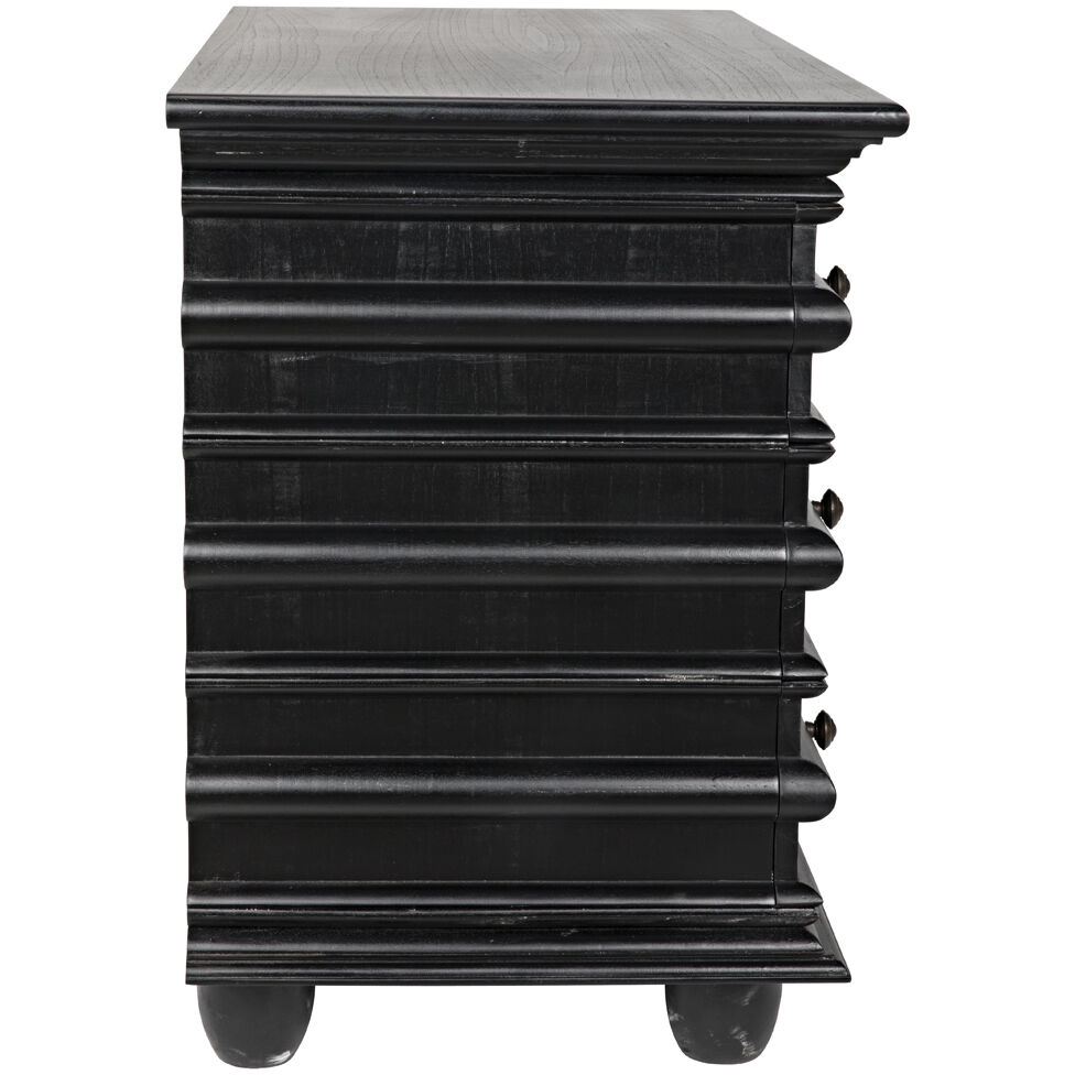 Ascona Hand Rubbed Black Chest, Small