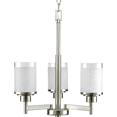 Lyndon 3 Light 17 inch Brushed Nickel Chandelier Ceiling Light