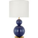 kate spade new york Suki 22.13 inch 9 watt Navy Table Lamp Portable Light