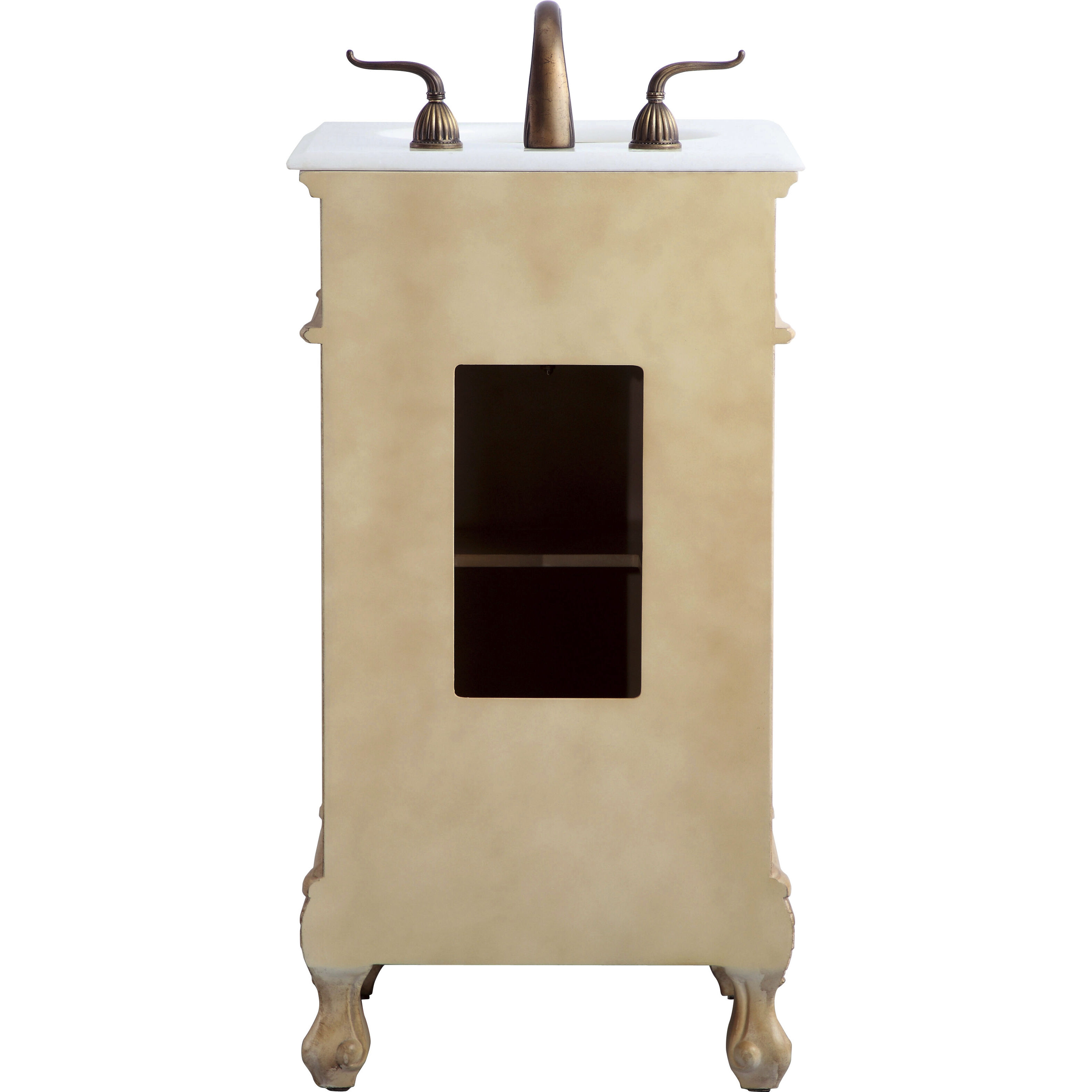 Danville 19 X 19 X 36 inch Antique Beige Vanity Sink Set