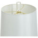 Signature 20 inch 60 watt Antique Gold Table Lamp Portable Light