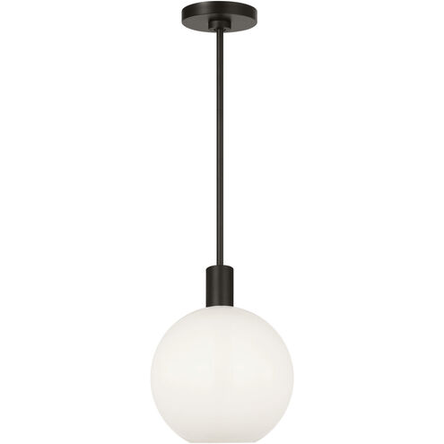 Drew & Jonathan Colewood 1 Light 12.5 inch Midnight Black Pendant Ceiling Light, Small