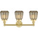 Chatham 3 Light 24.5 inch Satin Gold Bath Vanity Light Wall Light in Mercury
