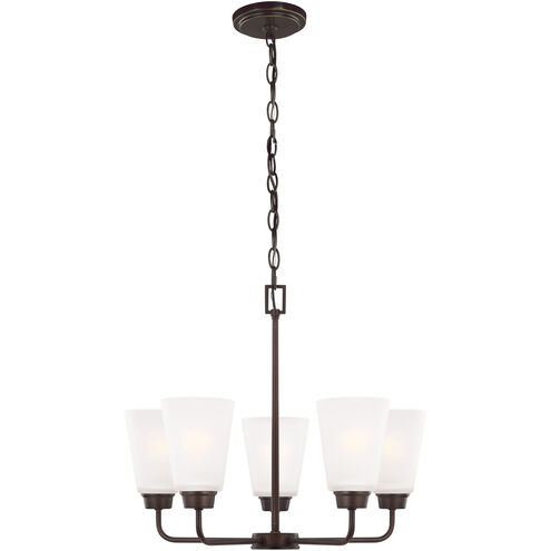 Kerrville 5 Light 20.38 inch Bronze Chandelier Ceiling Light