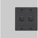 2G 100-120 Black Dimmer Switch, LED